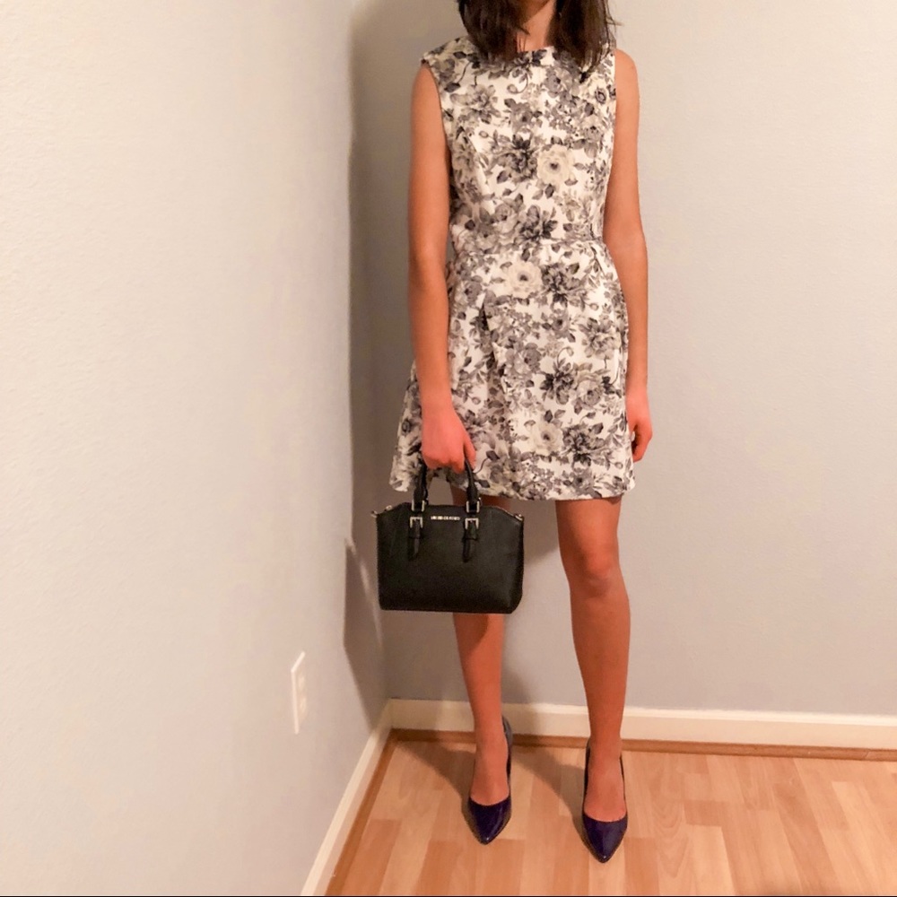 Forever 21 floral fit and flare dress